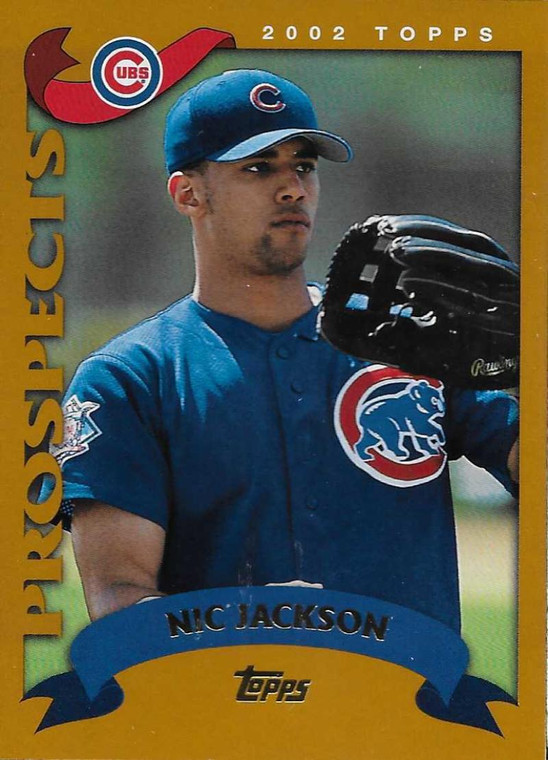 2002 Topps #324 Nic Jackson PROS NM-MT RC Rookie Chicago Cubs 