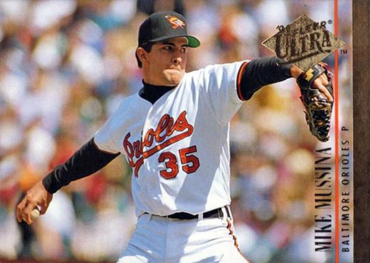 SOLD 46434 1994 Ultra #307 Mike Mussina VG Baltimore Orioles 