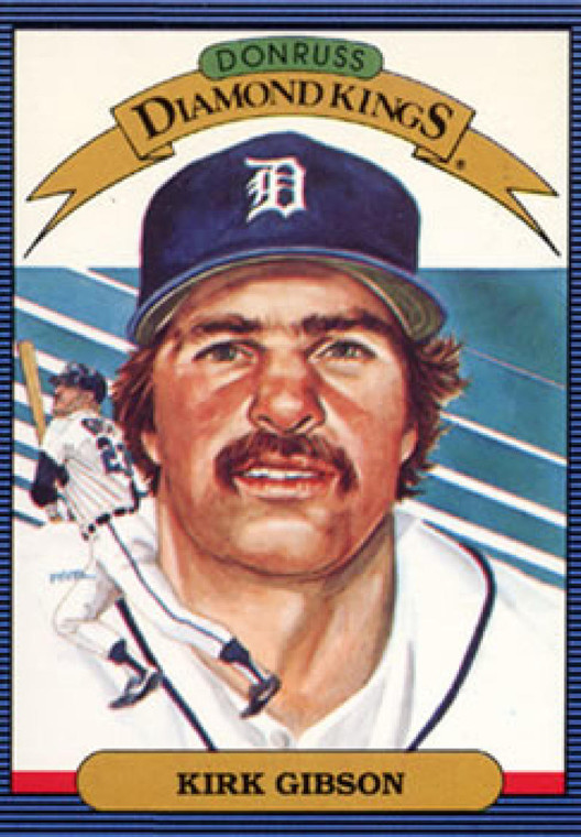 1986 Donruss #1 Kirk Gibson DK NM-MT Detroit Tigers 