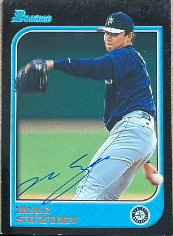 Mac Suzuki Autographed 1997 Bowman #163