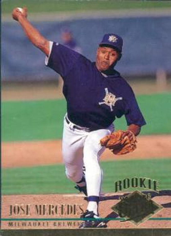 1994 Ultra #376 Jose Mercedes VG Milwaukee Brewers 