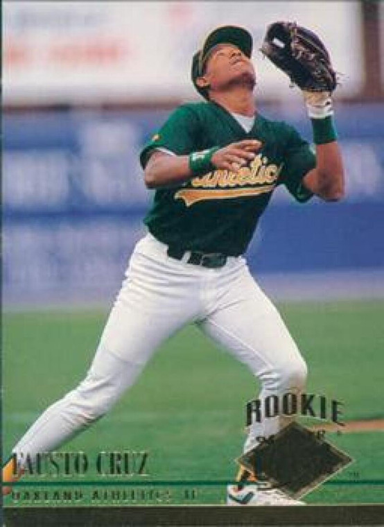 1994 Ultra #406 Fausto Cruz VG RC Rookie Oakland Athletics 