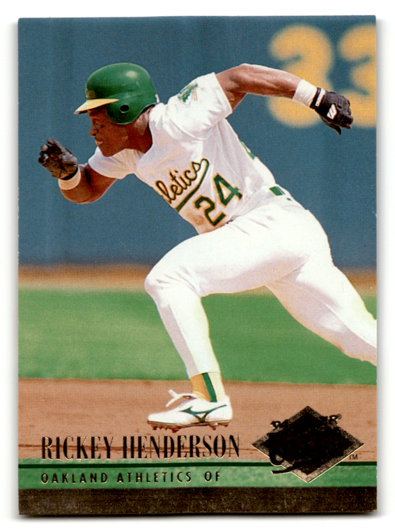 1994 Ultra #408 Rickey Henderson VG Oakland Athletics 