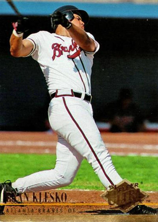 1994 Ultra #444 Ryan Klesko VG Atlanta Braves 