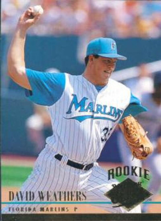 1994 Ultra #498 Dave Weathers VG Florida Marlins 