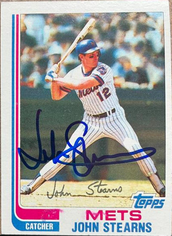 John Stearns Autographed 1982 Topps #743