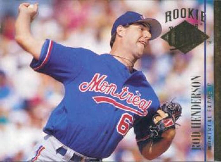1994 Ultra #523 Rod Henderson VG Montreal Expos 