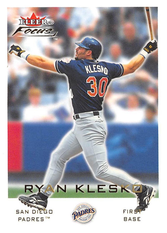 2001 Fleer Focus #13 Ryan Klesko NM-MT San Diego Padres 