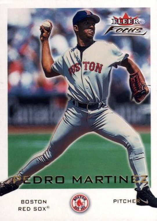 2001 Fleer Focus #33 Pedro Martinez NM-MT Boston Red Sox 