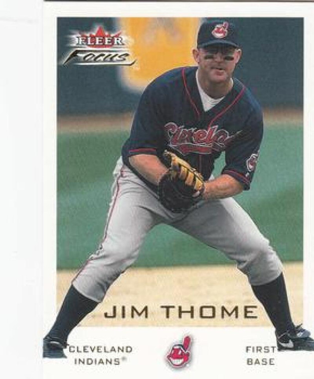 2001 Fleer Focus #59 Jim Thome NM-MT Cleveland Indians 