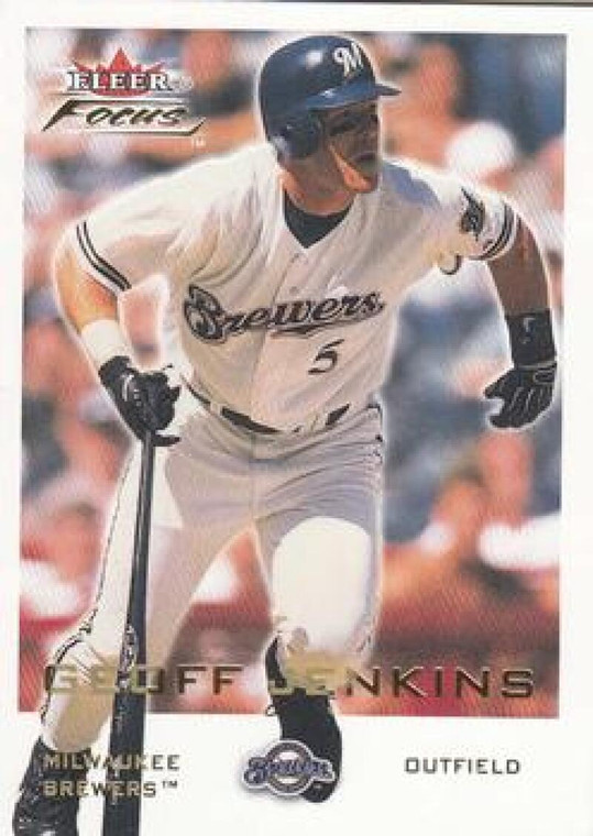 2001 Fleer Focus #71 Geoff Jenkins NM-MT Milwaukee Brewers 