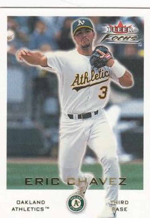 2001 Fleer Focus #72 Eric Chavez NM-MT Oakland Athletics 