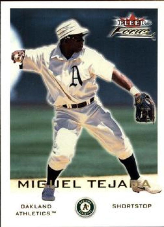 2001 Fleer Focus #80 Miguel Tejada NM-MT Oakland Athletics 