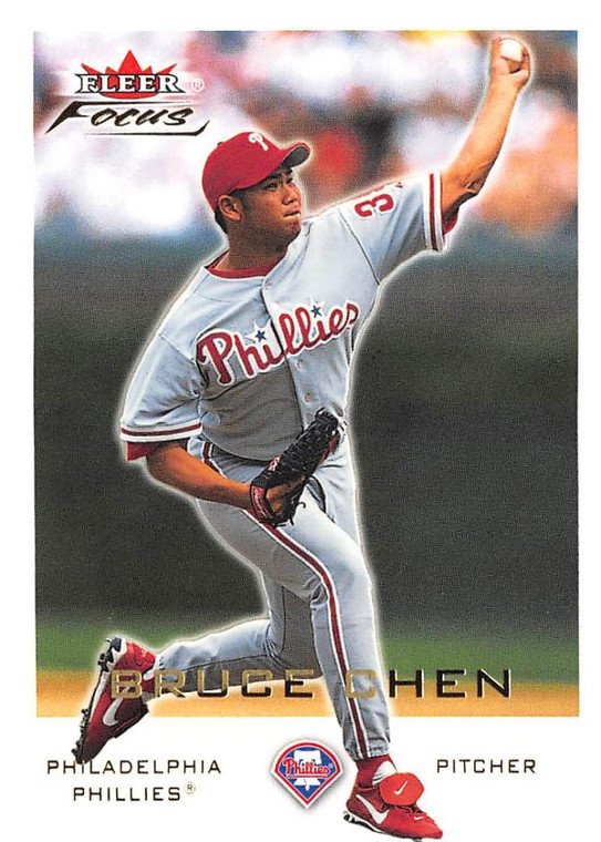 2001 Fleer Focus #89 Bruce Chen NM-MT Philadelphia Phillies 