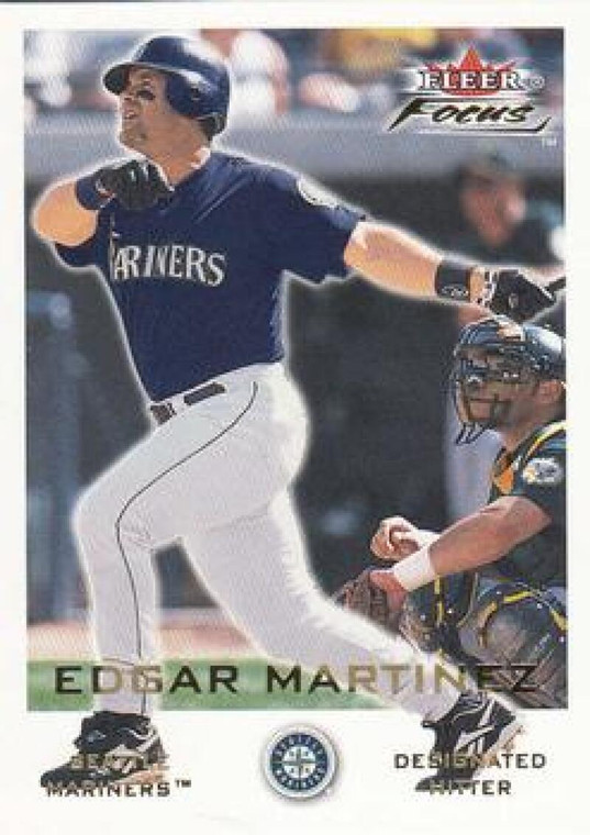 2001 Fleer Focus #115 Edgar Martinez NM-MT Seattle Mariners 