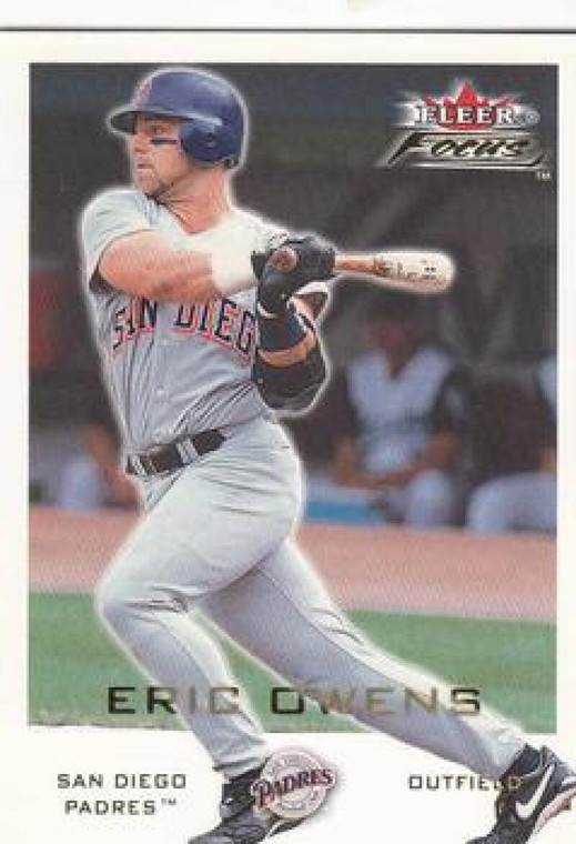 2001 Fleer Focus #118 Eric Owens NM-MT San Diego Padres 