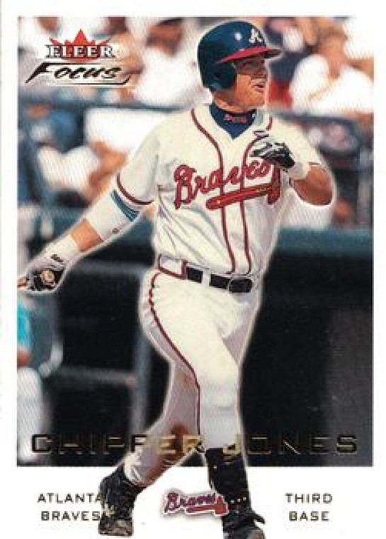 2001 Fleer Focus #130 Chipper Jones NM-MT Atlanta Braves 