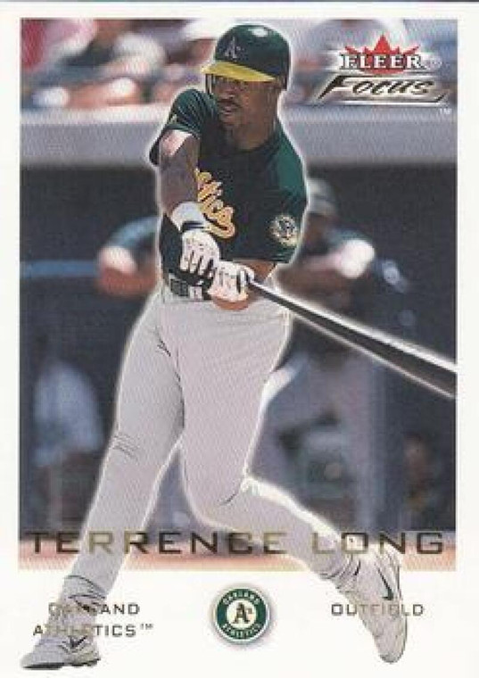 2001 Fleer Focus #132 Terrence Long NM-MT Oakland Athletics 