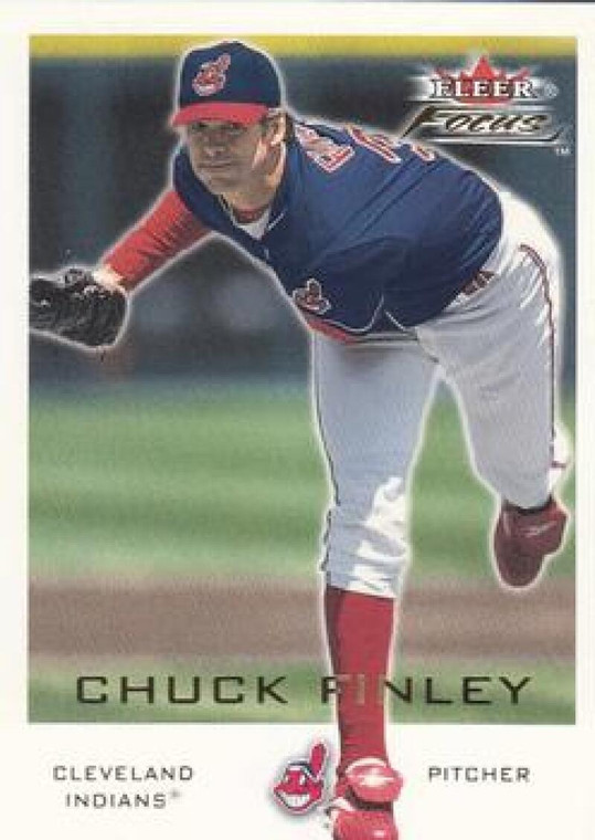 2001 Fleer Focus #133 Chuck Finley NM-MT Cleveland Indians 