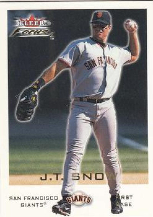 2001 Fleer Focus #135 J.T. Snow NM-MT San Francisco Giants 