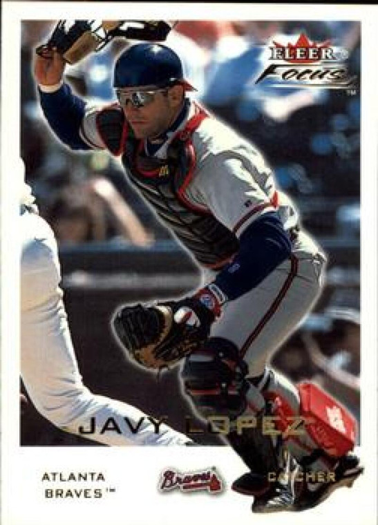 2001 Fleer Focus #145 Javy Lopez NM-MT Atlanta Braves 
