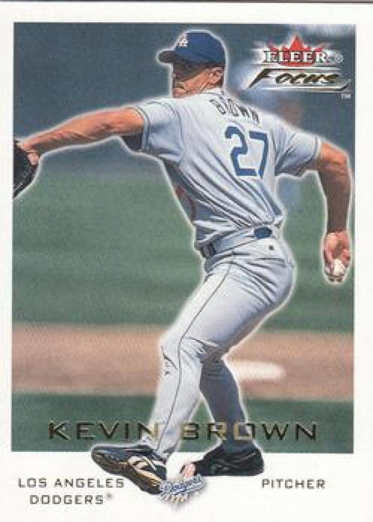 2001 Fleer Focus #151 Kevin Brown NM-MT 