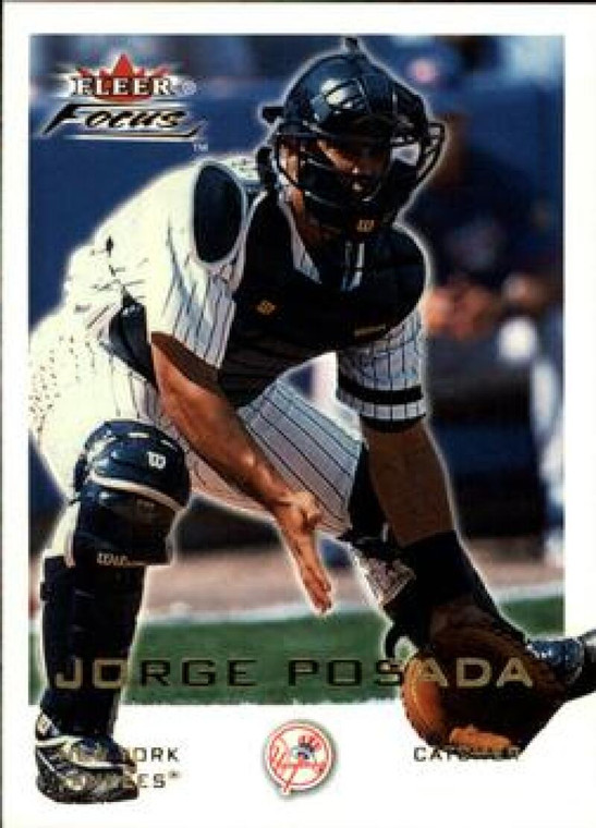 2001 Fleer Focus #159 Jorge Posada NM-MT New York Yankees 