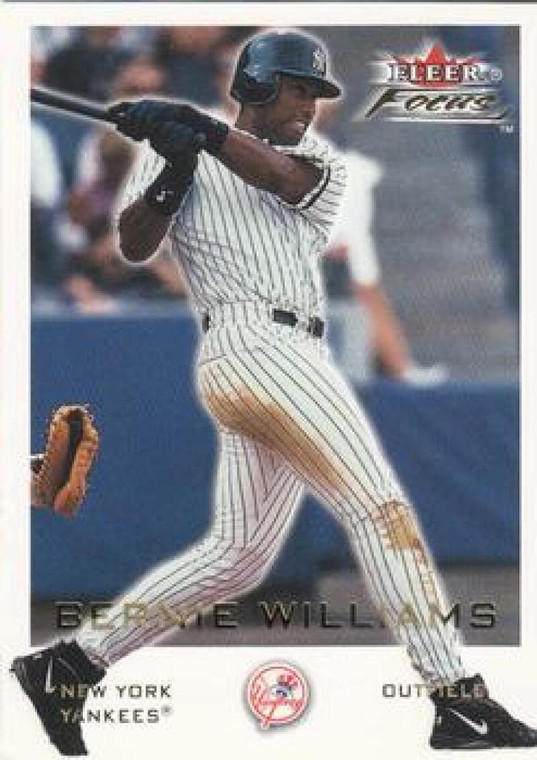 2001 Fleer Focus #162 Bernie Williams NM-MT New York Yankees 