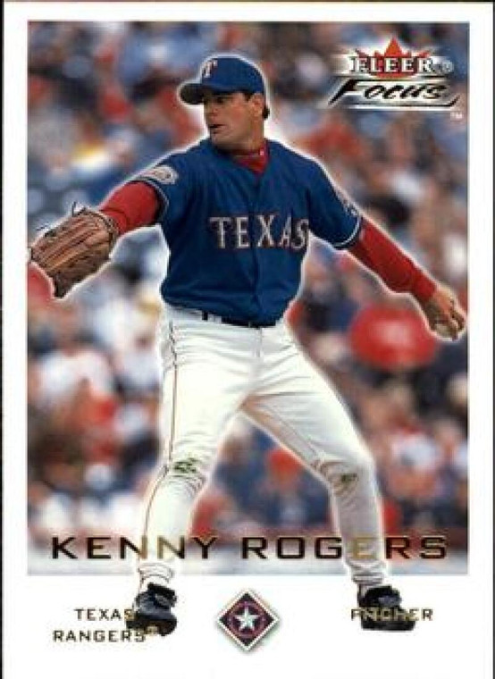 2001 Fleer Focus #177 Kenny Rogers NM-MT Texas Rangers 