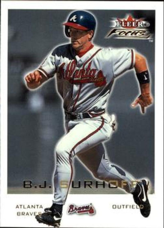 2001 Fleer Focus #180 B.J. Surhoff NM-MT Atlanta Braves 