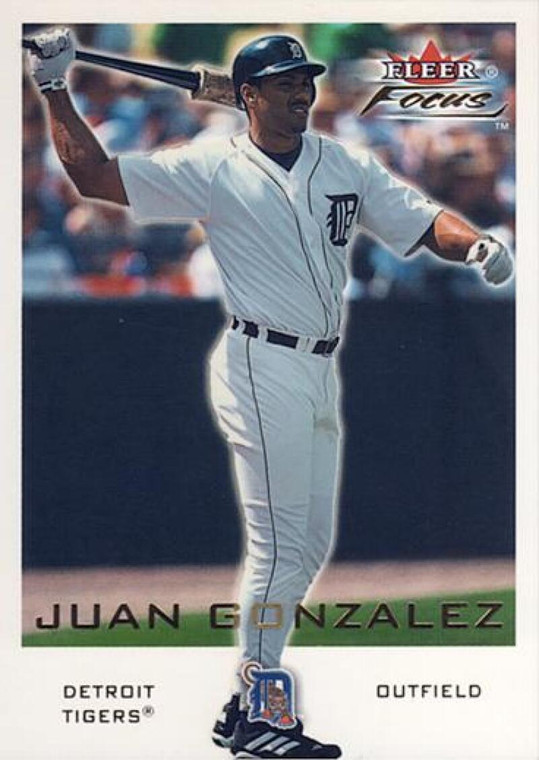 2001 Fleer Focus #185 Juan Gonzalez NM-MT 