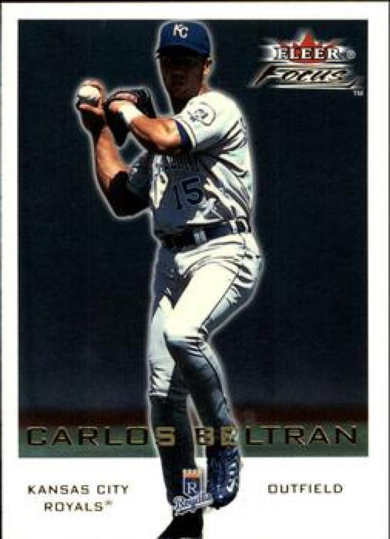 2001 Fleer Focus #186 Carlos Beltran NM-MT Kansas City Royals 