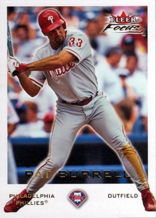 2001 Fleer Focus #189 Pat Burrell NM-MT Philadelphia Phillies 