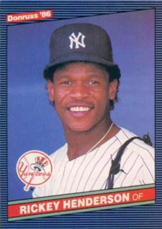 1986 Donruss #51 Rickey Henderson NM-MT New York Yankees 