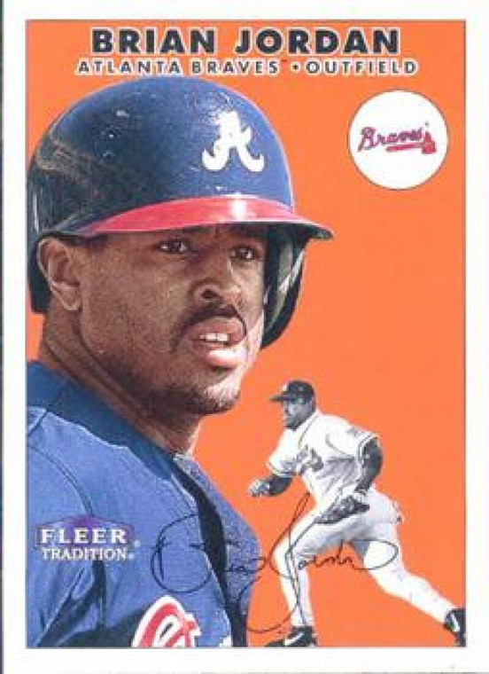 2000 Fleer Tradition #126 Brian Jordan NM/MT Atlanta Braves 