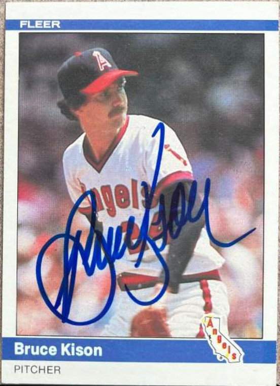 Bruce Kison Autographed 1984 Fleer #523