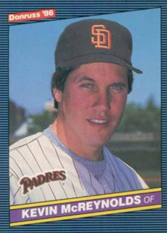 1986 Donruss #80 Kevin McReynolds NM-MT San Diego Padres 