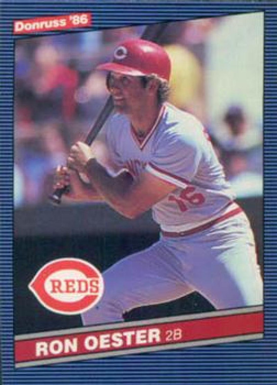 1986 Donruss #81 Ron Oester NM-MT Cincinnati Reds 