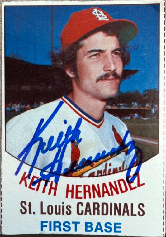 Keith Hernandez Autographed 1977 Hostess #115 SP