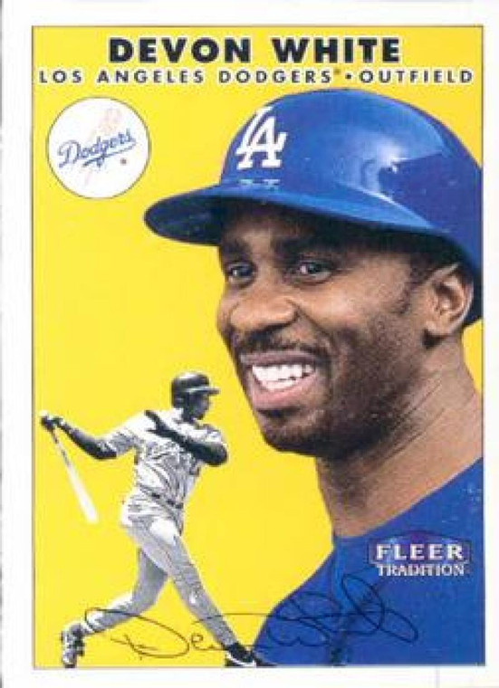 2000 Fleer Tradition #310 Devon White NM/MT Los Angeles Dodgers 