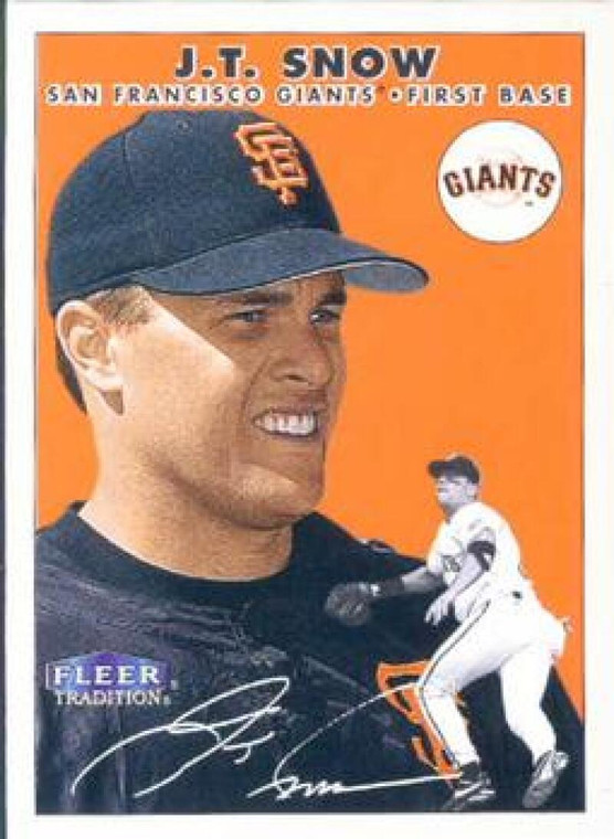 2000 Fleer Tradition #315 J.T. Snow NM/MT San Francisco Giants 