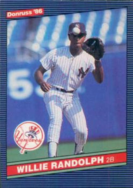 1986 Donruss #92 Willie Randolph NM-MT New York Yankees 