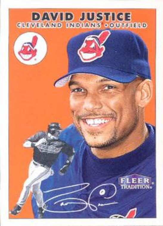 2000 Fleer Tradition #339 David Justice NM/MT 