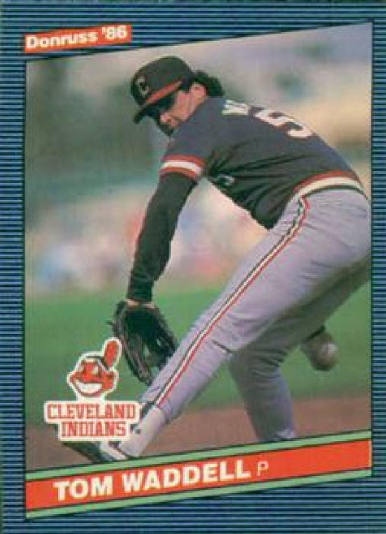 1986 Donruss #94 Tom Waddell NM-MT Cleveland Indians 