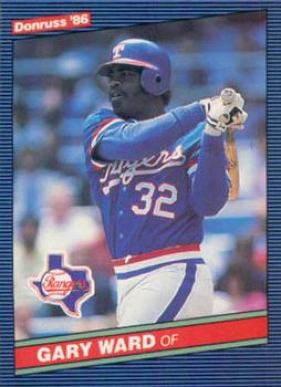 1986 Donruss #98 Gary Ward NM-MT Texas Rangers 