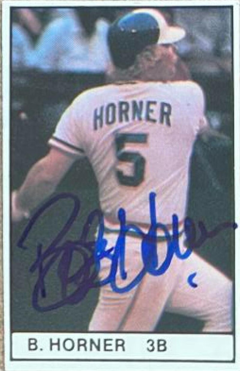 Bob Horner Autographed 1981 All-Star Game Program Inserts #NNO