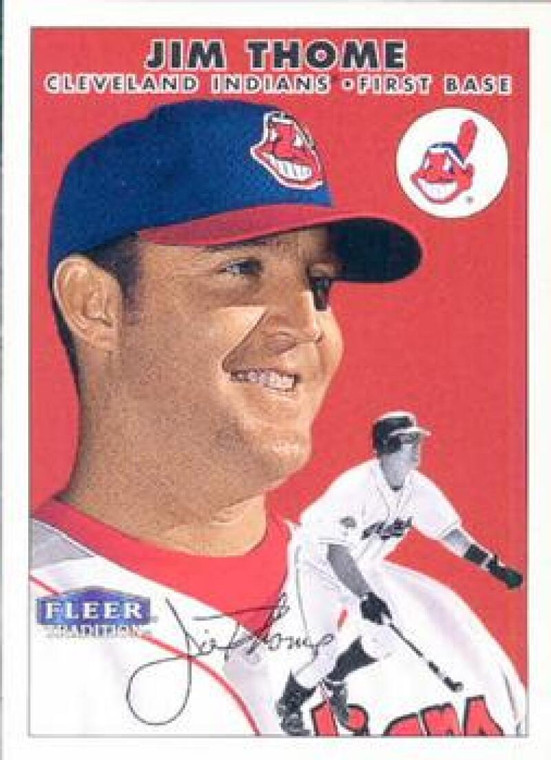 2000 Fleer Tradition #358 Jim Thome NM/MT Cleveland Indians 