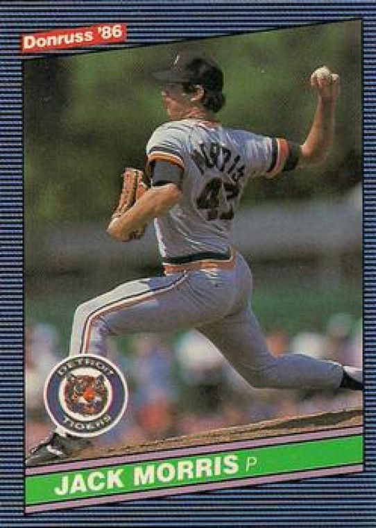 1986 Donruss #105 Jack Morris NM-MT Detroit Tigers 