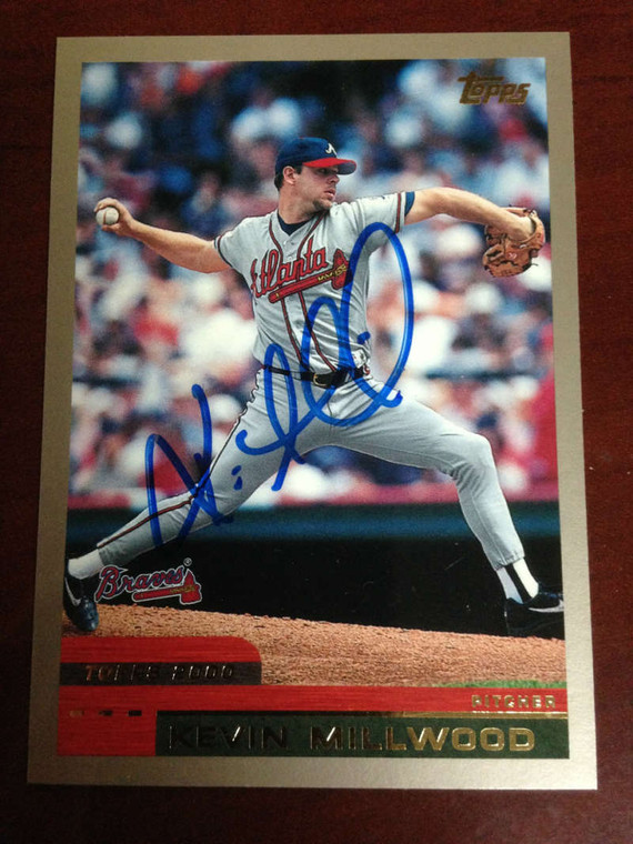 Kevin Millwood Autographed 2000 Topps #321 Atlanta Braves Card