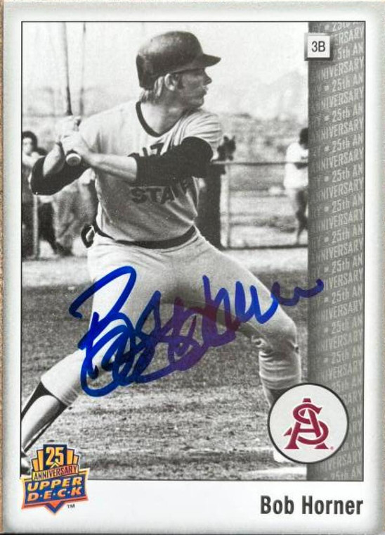 Bob Horner Autographed 2014 Upper Deck 25th Anniversary #66